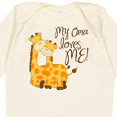 thumbnail image 4 of Inktastic My Oma Loves Me Boys or Girls Long Sleeve Baby Bodysuit, 4 of 5