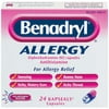 Warner Lambert Benadryl Allergy, 24 ea