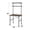 Black Oak Metal Synthetic Wood, variant on LHKJ Rustic Oak Black Writing Desk