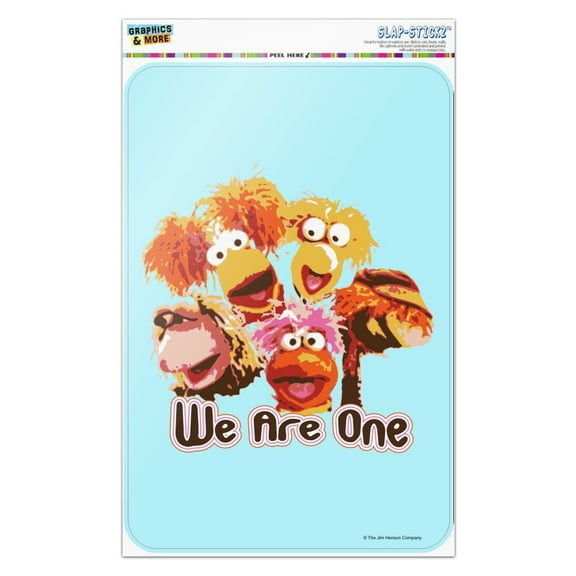 We Are One Retro Fraggle Rock Home Business Office Sign