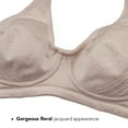 thumbnail image 5 of Wingslove Women's Full Coverage Wireless Support Non Padded Plus Size Minimizer Bra,Toffee 36G, 5 of 6