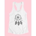 thumbnail image 3 of Black And White Dream Catcher. Tank Women -Image by Shutterstock, Female Small, 3 of 4