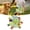 B, variant on HomelyJoy Squeaky Dog Toy Ball, 6 Inch Interactive Plush Chew Toy with Built In Bell and Elastic Strap for Indoor Outdoor Training and Fetch Play