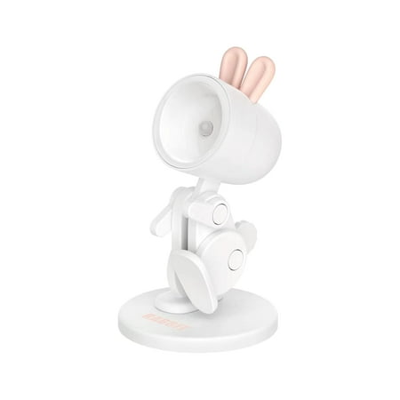 

Gogosir Mini Table Lamp Portable Dinosaur Bunny Shaped Led Night Light With Phone Holder Function