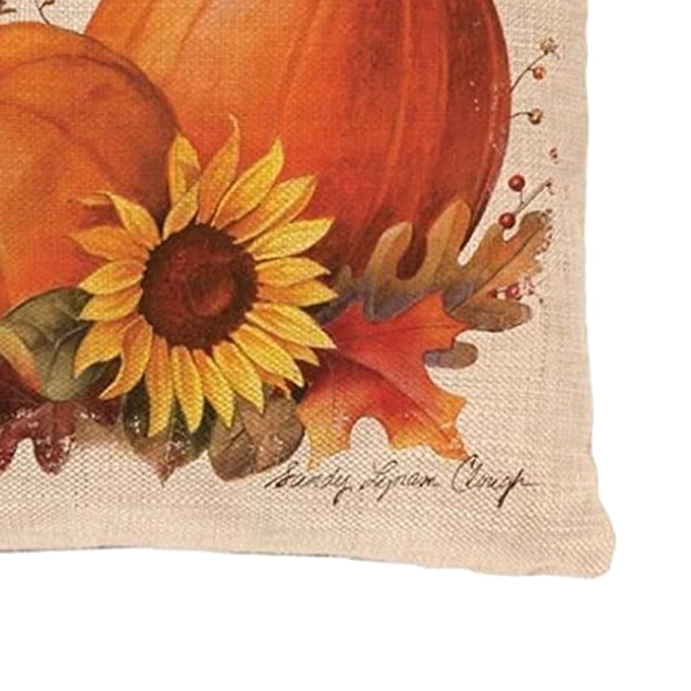 Throw Pillow Covers Autumn Floral Fall Decorative Pillow Covers 18x18 inch  Set of 4 Orange Watercolo…See more Throw Pillow Covers Autumn Floral Fall