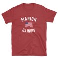 thumbnail image 1 of Marion Illinois Patriot Men's Cotton T-Shirt, 1 of 1