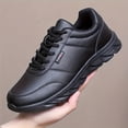 thumbnail image 2 of Men's Lightweight Casual Sports Shoes Running Sneakers in Black, Classic Travel Shoes - Stylish Comfortable Outdoor, 2 of 8