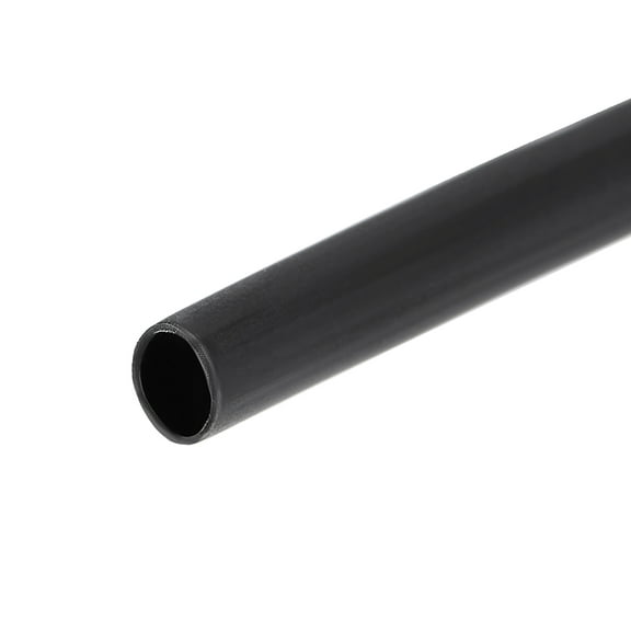 Heat Shrink Tubing 2.4mm Dia 5.35mm Flat Width 3:1 rate Shrinkable Tube Cable Sleeve 5m - Black