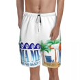 thumbnail image 1 of Mamma Mia Board Shorts showtunes musicals broadway disco Pattern Board Short Pants Males Custom Large Size Swim Trunks Gift, 1 of 5