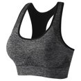 thumbnail image 5 of B91xZ Womens Plus Sports Bras Low Support Seamless Pullover Cami Sports Bra,Gray L, 5 of 5