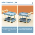thumbnail image 4 of MasteelfCA 2pcs Delicate Mini Dining Car Ornaments Mini Simulation Dining Car Models, 4 of 8