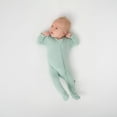 thumbnail image 2 of Kyte Baby Zippered Footie in Sage, 2 of 10