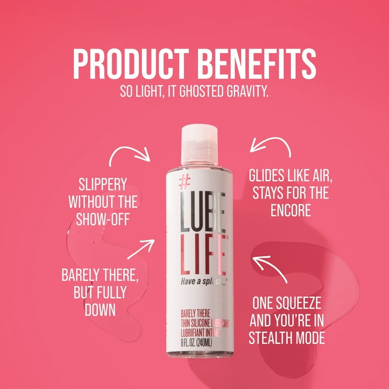 Lube Life Barely Thin Natural Silicone Based Personal Lubricant for Men, Women, Couples, 8 fl oz - Walmart.com Lube Life Barely Thin Natural Silicone Based Personal Lubricant for Men, Women, Couples, 8 fl oz - Walmart.com