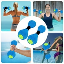 Water Small Dumbbell Aerobic Exercise Spa Soft Foam Barbell Lightweight Swimming Equipment Supplies