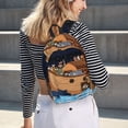 thumbnail image 7 of Balery Ocean Scene with Noah's Ark Vintage Canvas Backpack for Men and Women - Large Capacity, Durable Travel Laptop Bag for School, Work, Hiking, and Outdoor Activities, 7 of 7