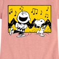 thumbnail image 3 of Peanuts - Charlie And Snoopy Dance Time - Toddler & Youth Girls Short Sleeve Graphic T-Shirt, 3 of 6