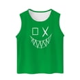 thumbnail image 4 of Crunowin Tank Tops for Big Boys (3-15), Sleeveless Round Neck Pullover Tops Casual Summer Tops Green 14-15Years, 4 of 5
