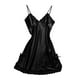 thumbnail image 1 of Vestido Corto de Tirante Satinado Camisones de Dormir Ropa Interior Lencería de Noche para Mujer S Baoblaze Ropa de dormir con cuello en V para mujer, 1 of 8