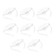 thumbnail image 5 of BRIGHTFUFU 8 máscaras bucales transparentes para servir alimentos, máscara de protección para cocinar, escudo transparente antivaho reutilizable para chefs, restaurantes y catering de hoteles, 5 of 8