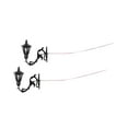 thumbnail image 3 of Milaget 2x Dollhouse LED Wall Sconces Ornament Building Sand Table Street Lights C, 3 of 9