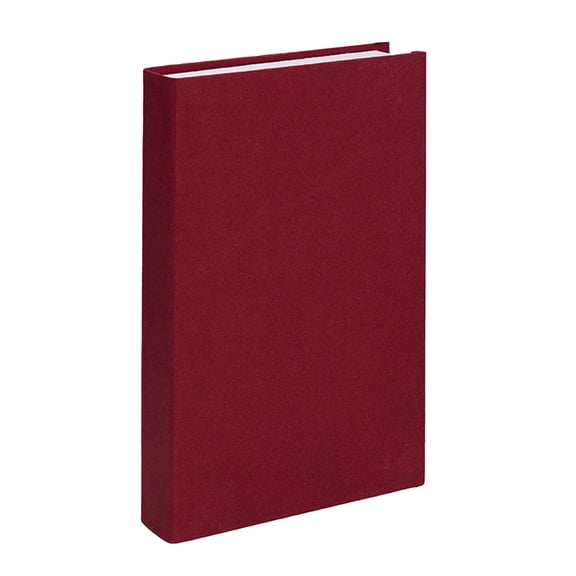 Yuarrent Libro de simulación, decoración en blanco, accesorio de moda hecho a mano para el hogar, adorno para dormitorio, de centro de Decoración Vino rojo 22*15.5*4.5