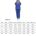 thumbnail image 5 of Milaget Women Uniform Scrub Set Nurse Uniform Durable V Neck Machine Washable Breathable XXL, 5 of 5