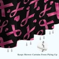 thumbnail image 6 of Breast Cancer Shower Curtain 36"x72" ,Bathroom Decorative Shower Curtains Set with 12 Hooks,Modern Waterproof Washable Shower Curtain, 6 of 6