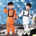 thumbnail image 4 of Mono de astronauta para niño de Halloween Disfraz de astronauta para niño Disfraz de Cosplay para el día de los niños (Blanco L), 4 of 5
