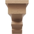 thumbnail image 2 of 5"W x 30"D x 10"H Thin Highland Rough Cedar Woodgrain TimberThane Corbel, Primed Tan, 2 of 6