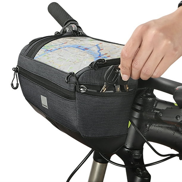 Amdohai Waterproof Bike Bag Multifunctional Front Bicycle Bag Cycling  Handlebar Pannier Large Capacity MTB Bike Phone Holder Road Bike Bag Bicycle  Storage Bag Shoulder Pack Bike Accessories 
