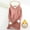 Pink, variant on Womens Winter Long Sleeve Hooded Top Solid Color Plus Size Loose Thick Fleece Lined Thermal Base Layer Shirt Pullover