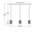 thumbnail image 2 of 10570/3LP-Elk Home-Tallula - 3 Light Linear Mini Pendant in Modern/Contemporary Style with Art Deco and Luxe/Glam inspirations - 8 Inches tall and 36, 2 of 2