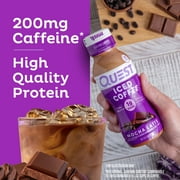 Quest Iced Coffee Mocha Latte, 90 Calories, 200mg of caffeine, 4 Count
