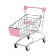 thumbnail image 3 of Mini carrito de compras de juguete, divertido y práctico para niños y niñas de 3 años en adelante. Rosa, 3 of 9