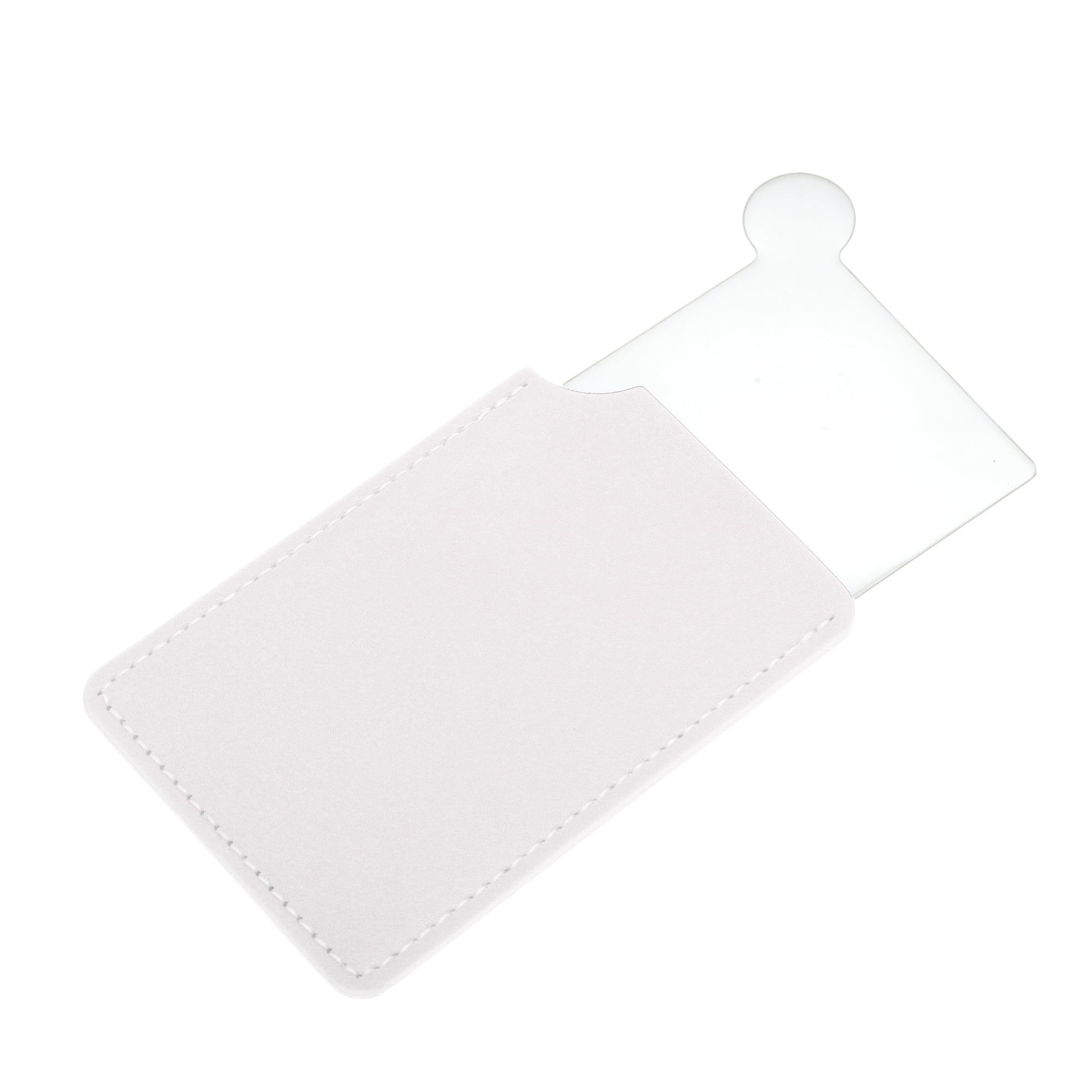 Unique Bargains 1 Pc Convenient Makeup Mirror White