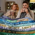 thumbnail image 2 of Christian Gifts for Women, Bible Verse Blanket Religious Gift Healing Throw Blanket with Inspirational Thoughts Prayer Blankets Mother''s Day Birthday Gifts Spiritual Gifts for Women 40"x50", 2 of 5