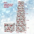 UNIQOOO 5PCS Christmas Nesting Gift Boxes with Lid, Nested Box Set, 5