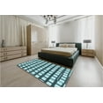 thumbnail image 4 of Ahgly Company Indoor Rectangle Patterned Medium Teal Green Area Rugs, 3' x 5', 4 of 6