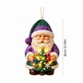 thumbnail image 3 of Clearance Santa Christmas Tree Hanging Decorations Indoor, Cute Christmas Decorative Ornaments, Acrylic Christmas Tree Pendants for Home, 3 of 6
