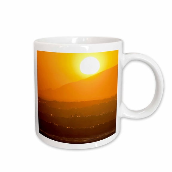 3drose, Waves Crash at Sunset at Pismo Beach California - Us05 Cha0073 - Chuck Haney, 15oz Mug
