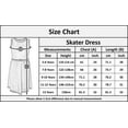 thumbnail image 2 of Girls Skater Dress Kids Party Dresses With Free Belt 5 6 7 8 9 10 11 12 13 Years, 2 of 2