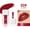 02   Fire Scarlet, variant on Julystar Tiny Lip Glaze, Glossy Mirror Water Light Lip Tint, Hydrating Shimmer Moisturizing Lip Gloss, Long Lasting Waterproof Pocket Size Lip Makeup with 6 Natural Shades