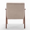 thumbnail image 5 of Mid - Century Reading Room Accent Chair | Perfect for Leisure Reading | Rubber Wood Frame and High - Density Sponge | Easy to Set Up, 5 of 6