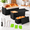Black, variant on 3 Pack Pullman Loaf Pan With Lids Non-stick Bread Heavy Duty Carbon Steel Corrugated Toast Box For Baking Square Pans Homemade Sa