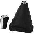 thumbnail image 2 of 5 Speed Car PU Leather Gear Shift Knob Shifting Gear Cover, 2 of 5