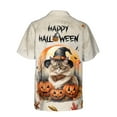 thumbnail image 2 of Happy Halloween Ragdoll Witches Hat Pumpkin Carving Hawaiian Shirt Breathable Summer Unisex Merch Cat Lover Kitten Owner Gifts Idea - 02019, 2 of 6