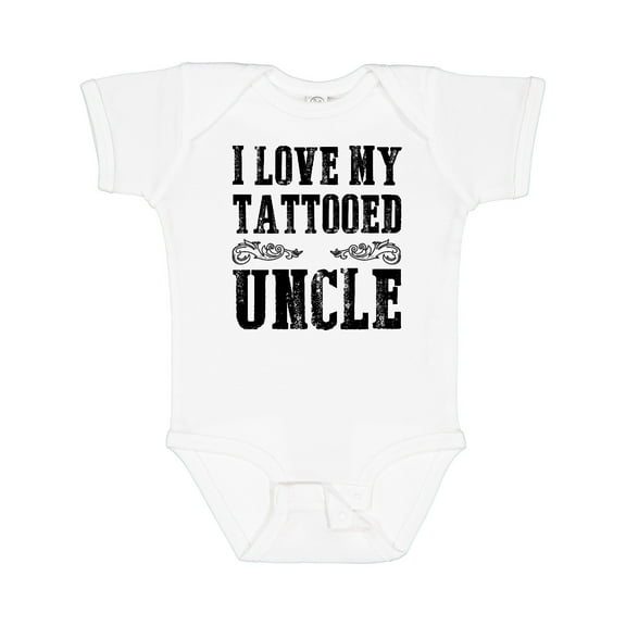 Inktastic I Love My Tattooed Uncle Boys Baby Bodysuit