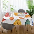 thumbnail image 3 of Yayeee Tablecloths 54" x 54" Rectangle Wrinkle Resistant Party Table Cover, Blue Leaves, 3 of 8