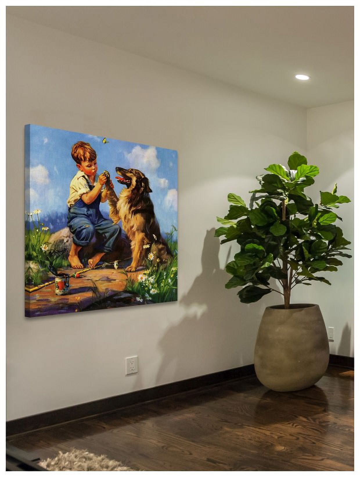 Marmont Hill "Best Friends" by Curtis Painting Print on Canvas