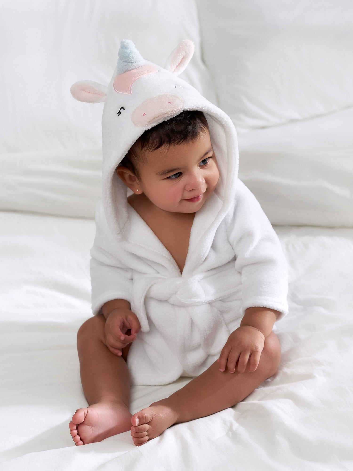 Gerber Baby Boy or Girl Unisex Hooded Bathrobe, Sizes Newborn-9M